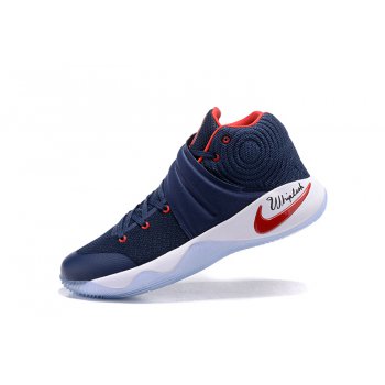 Nike Kyrie 2 Navy Blue Red-White Shoes